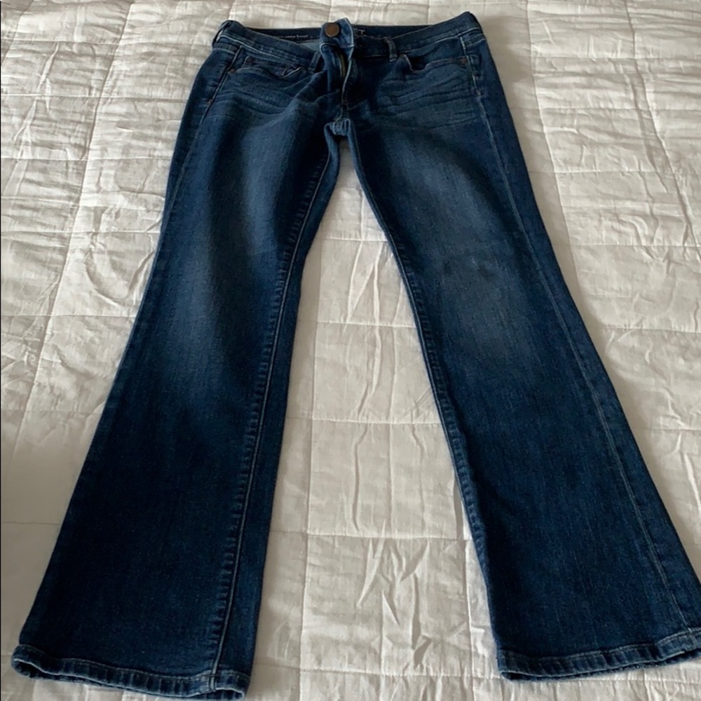 Loft. Modern sexy boot jean. Medium wash